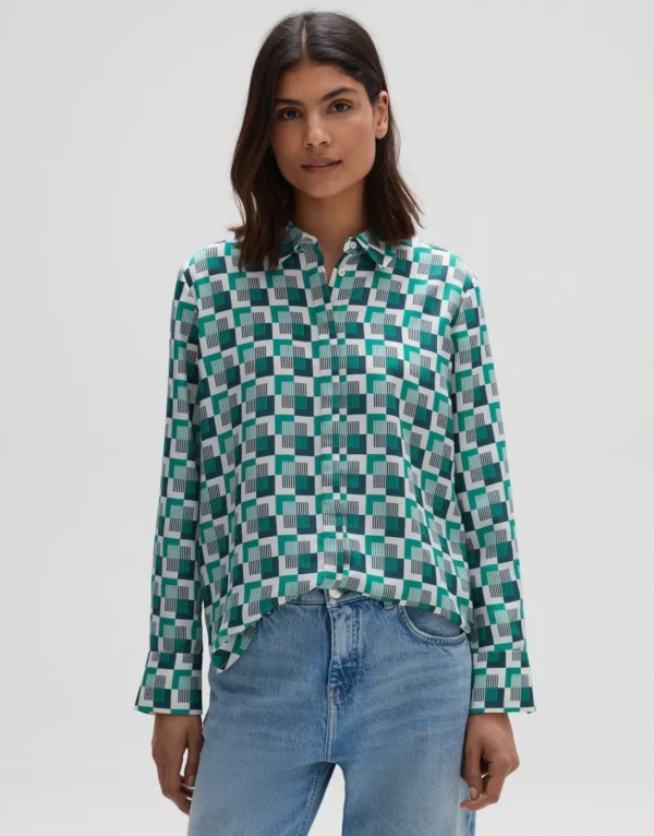 Frau someday Fashion Blouses>Blouse Met Print Falkine Retro