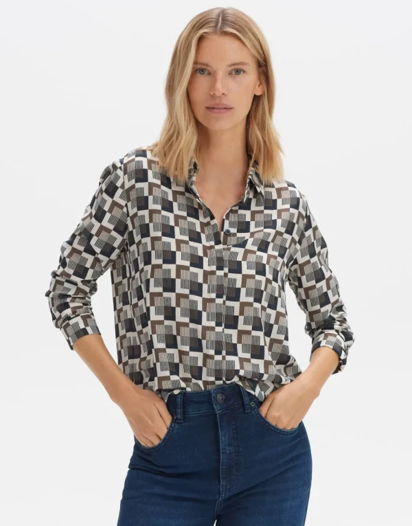 Frau someday Fashion Blouses>Blouse Met Print Falkine Retro