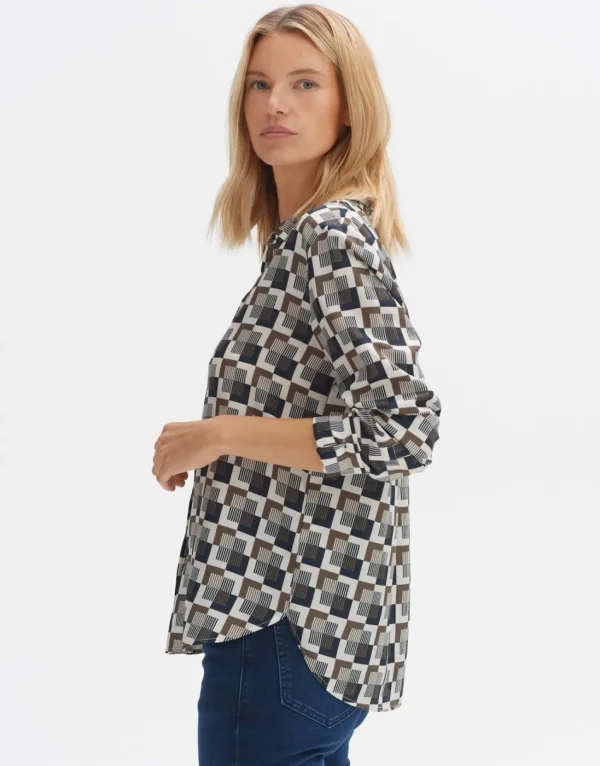 Frau someday Fashion Blouses>Blouse Met Print Falkine Retro