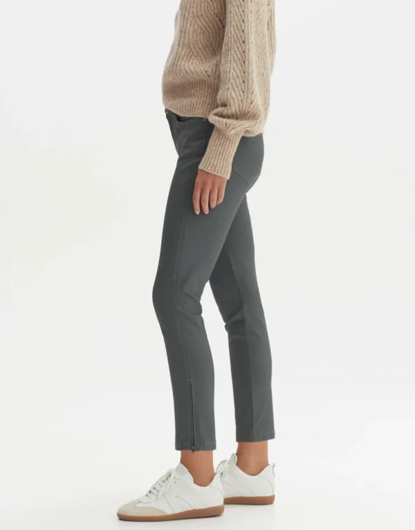 Frau someday Fashion Broeken>Coated Jeans Emily Zip