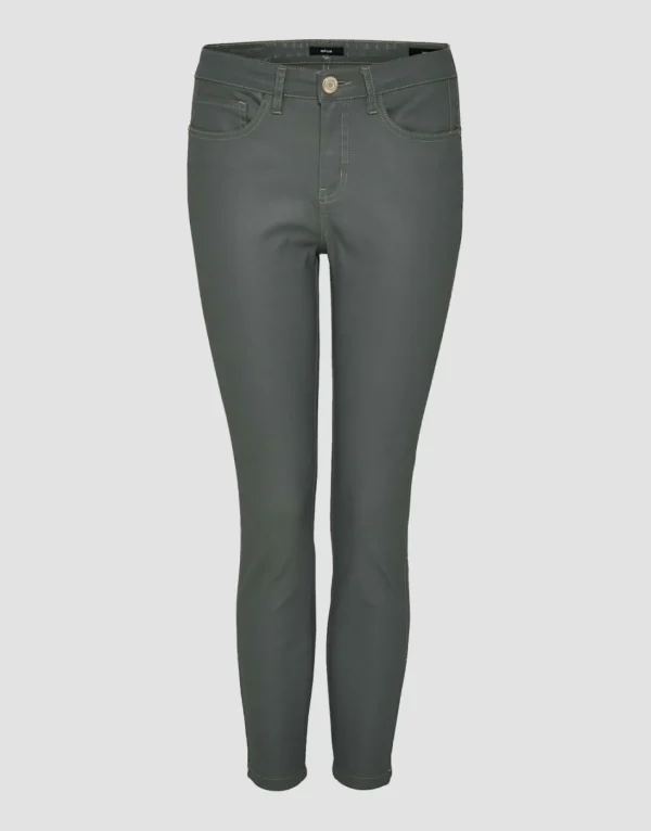 Frau someday Fashion Broeken>Coated Jeans Emily Zip