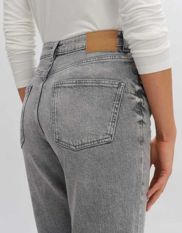 Frau someday Fashion Jeans>Cropped Straight Jeans Lani Grey