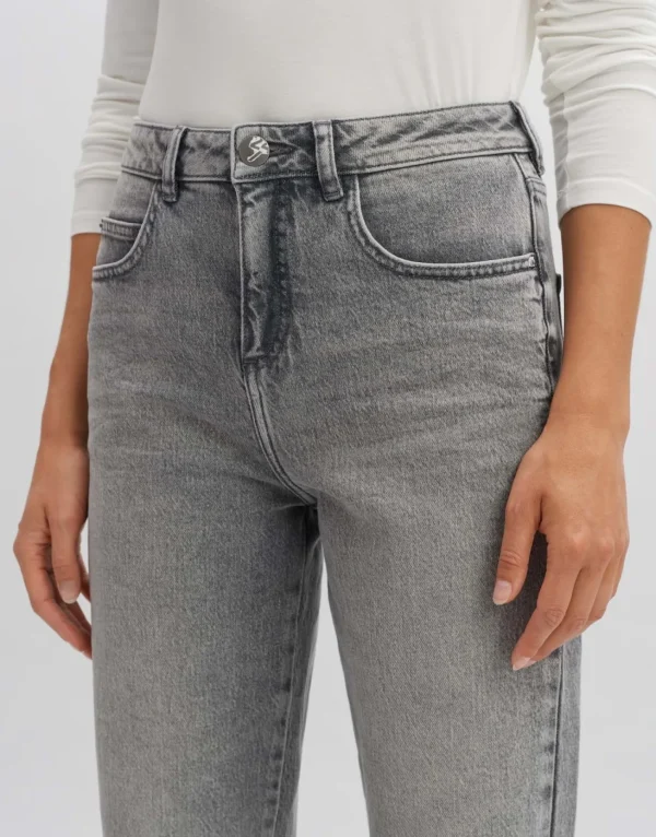 Frau someday Fashion Jeans>Cropped Straight Jeans Lani Grey