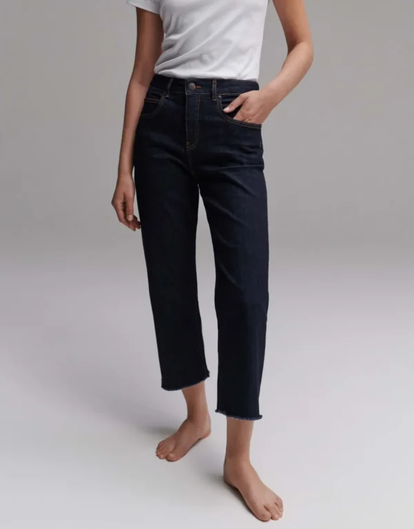 Frau someday Fashion Jeans>Cropped Straight Jeans Momito