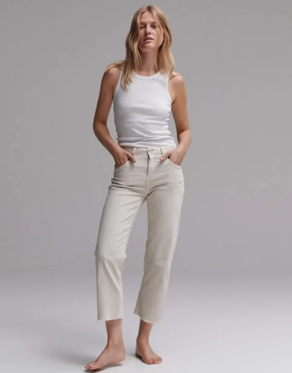 Frau someday Fashion Jeans>Cropped Straight Jeans Momito Color