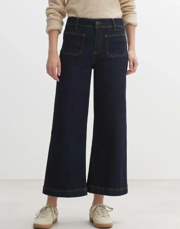 Frau someday Fashion Jeans>Cropped Wide Jeans Macona Blue