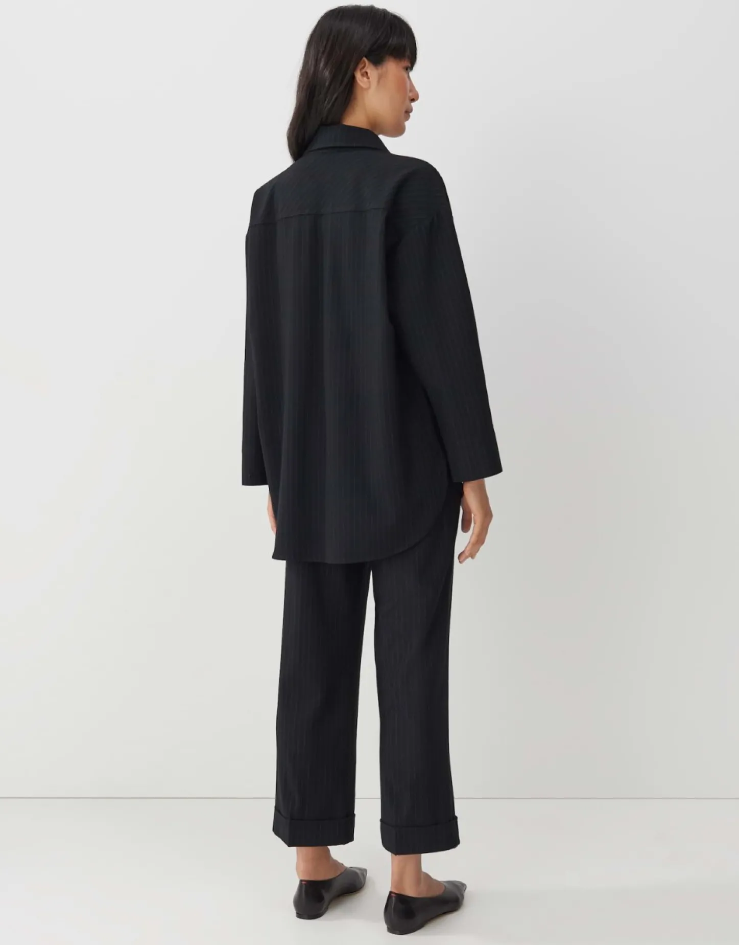 overhemdblouse_zosie_stri_2.webp Frau someday Fashion Blouses>Overhemdblouse Zosie Stripe