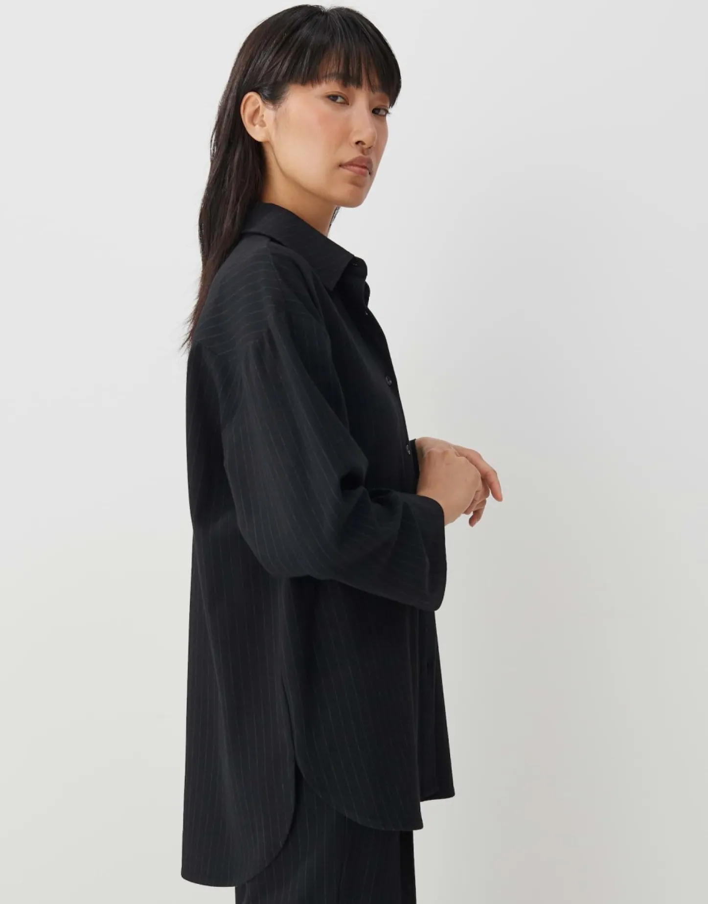 overhemdblouse_zosie_stri_3.webp Frau someday Fashion Blouses>Overhemdblouse Zosie Stripe